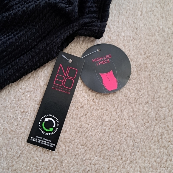 ❤️ No Boundaries Swimsuit Black One Piece Bathing Suit Various Sizes NWT - Picture 5 of 16